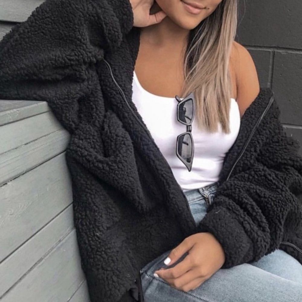 Fuzzy Teddybear Jacket‎ - Picture 4 of 13